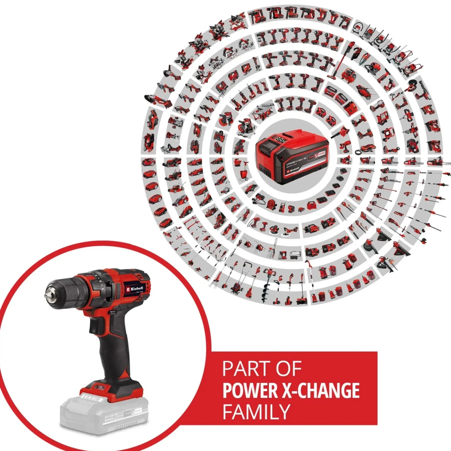 Avvitatore a batteria Einhell Power X-Change TC-CD 18/35 Li - Solo corpo macchin