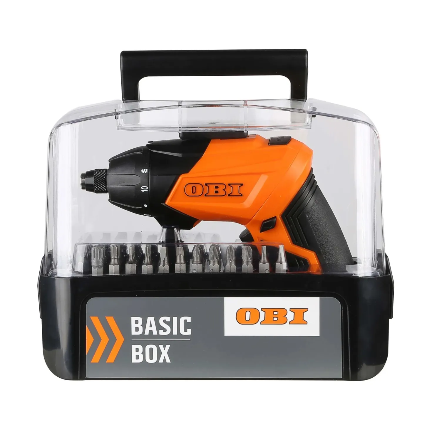 Avvitatore a batteria OBI BASIC BOX 3,6 V 1,3 Ah set 56 pz