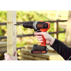 Avvitatore a percussione a batteria Black+Decker BCD003 2 velocità 18 V 1,5Ah