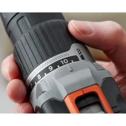 Avvitatore a percussione a batteria Black+Decker BCD003 2 velocità 18 V 1,5Ah