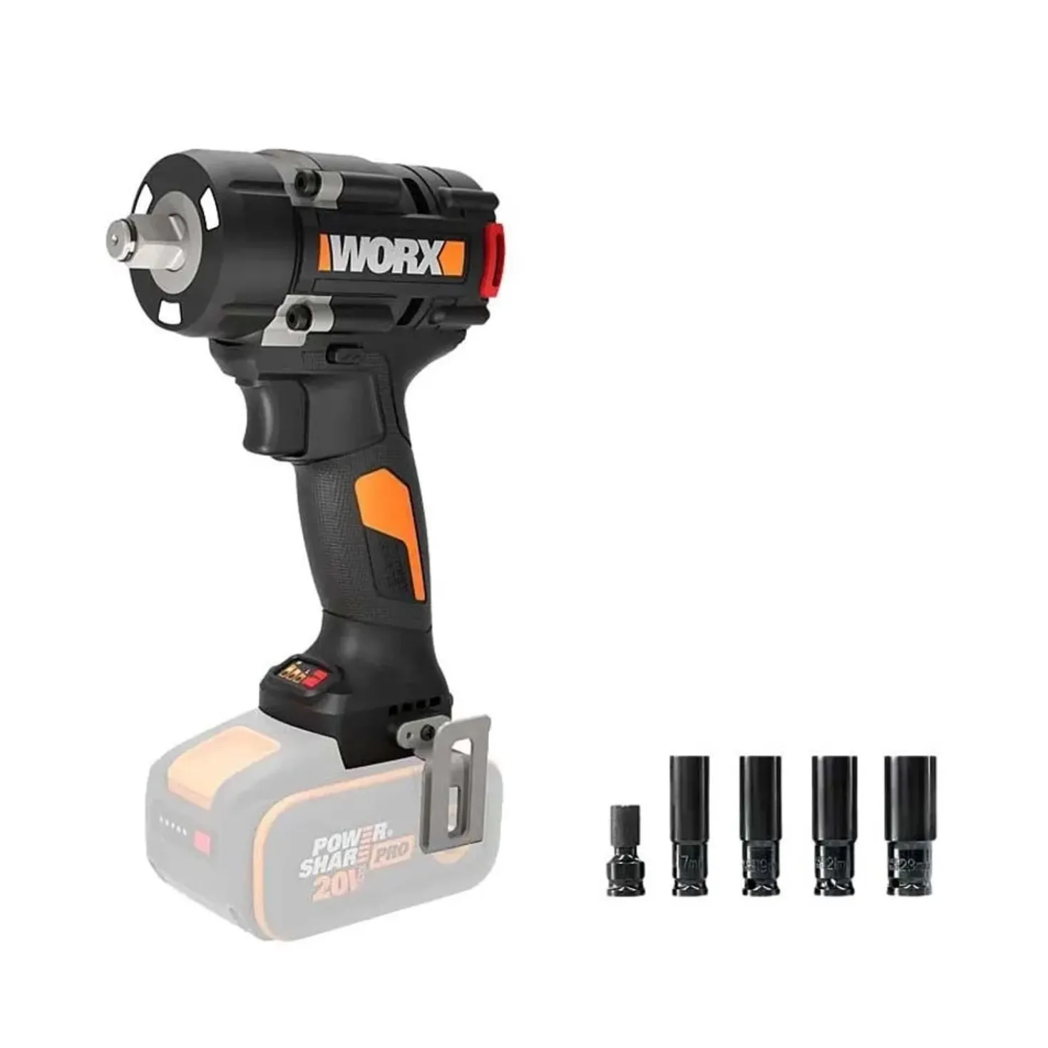 Avvitatore ad impulsi Brushless Worx WX273.9 20V 600Nm