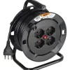 Avvolgicavo Bticino 16A 4 prese polivalenti cavo 15 m nero