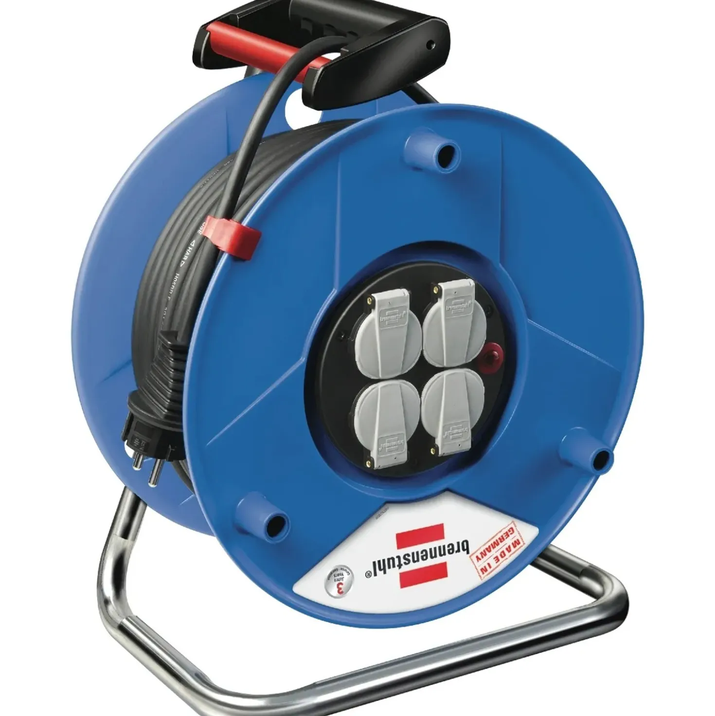 Avvolgicavo Garant Brennenstuhl ST H05VV-F 3G1,5 50 m blu