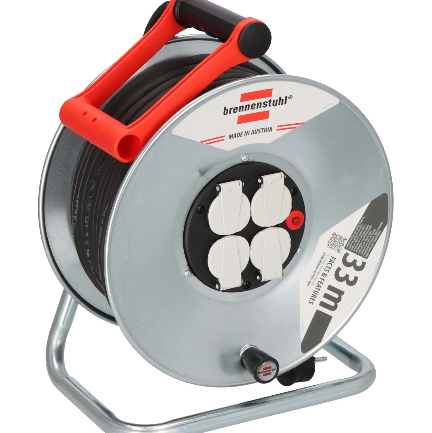 Avvolgicavo Garant SK 290 brennenstuhl® IP44 3G2,5 33m