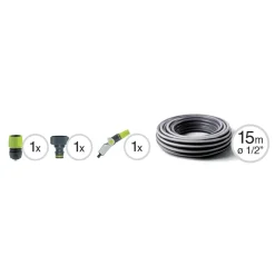 Avvolgitubo acqua portatile Mini concept Ready lime 15 m