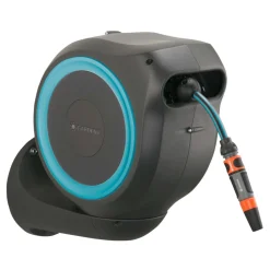 Avvolgitubo da parete automatico Rollup S Gardena tubo da 15 m Ø 11 mm