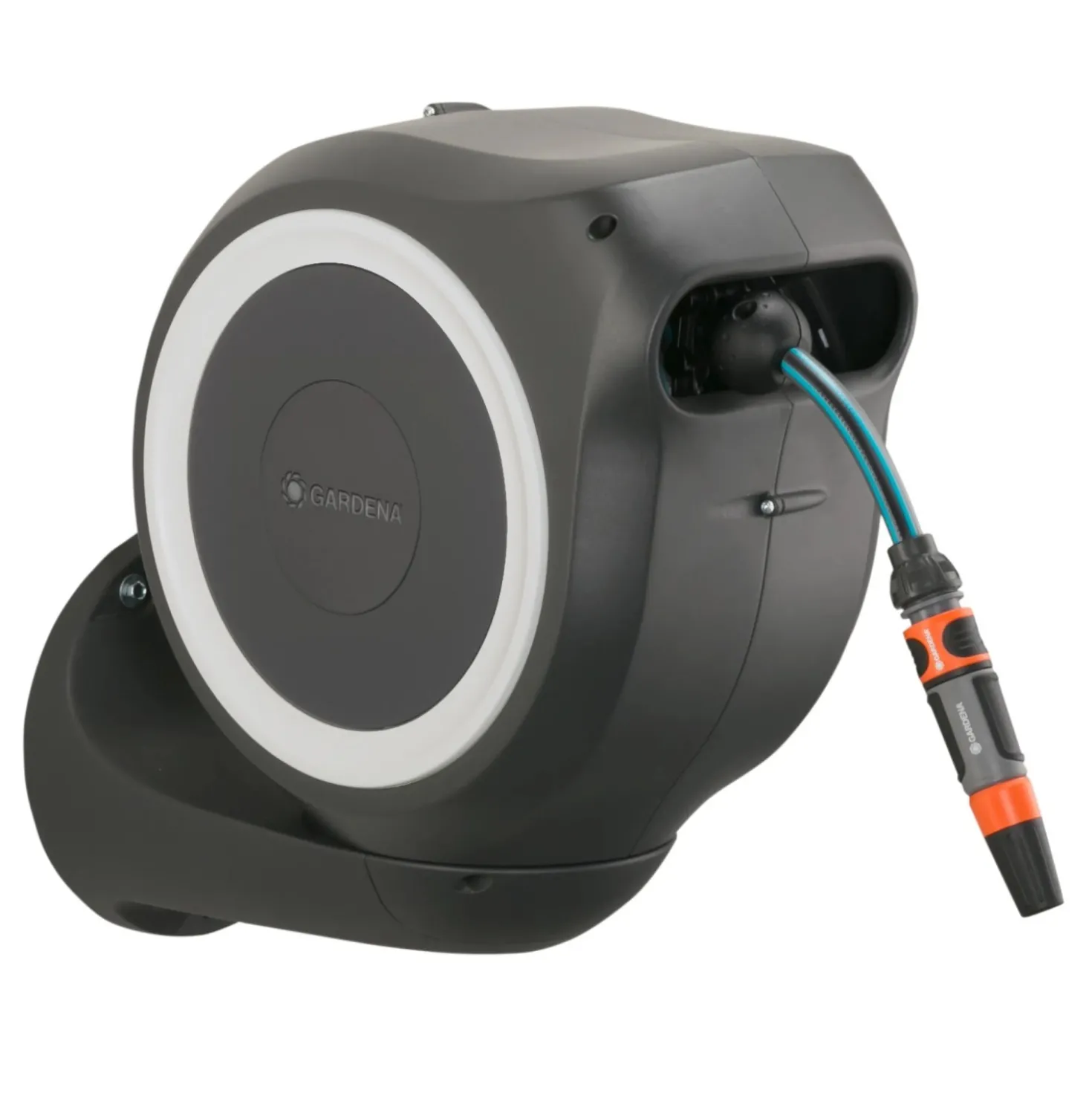 Avvolgitubo da parete automatico Rollup S Gardena tubo da 15 m Ø 11 mm