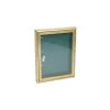 Bacheca portachiavi e portavvisi in alluminio 297x380x40 mm bronzo