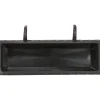 Balconiera in wicker marrone scuro da 22X28X60 cm