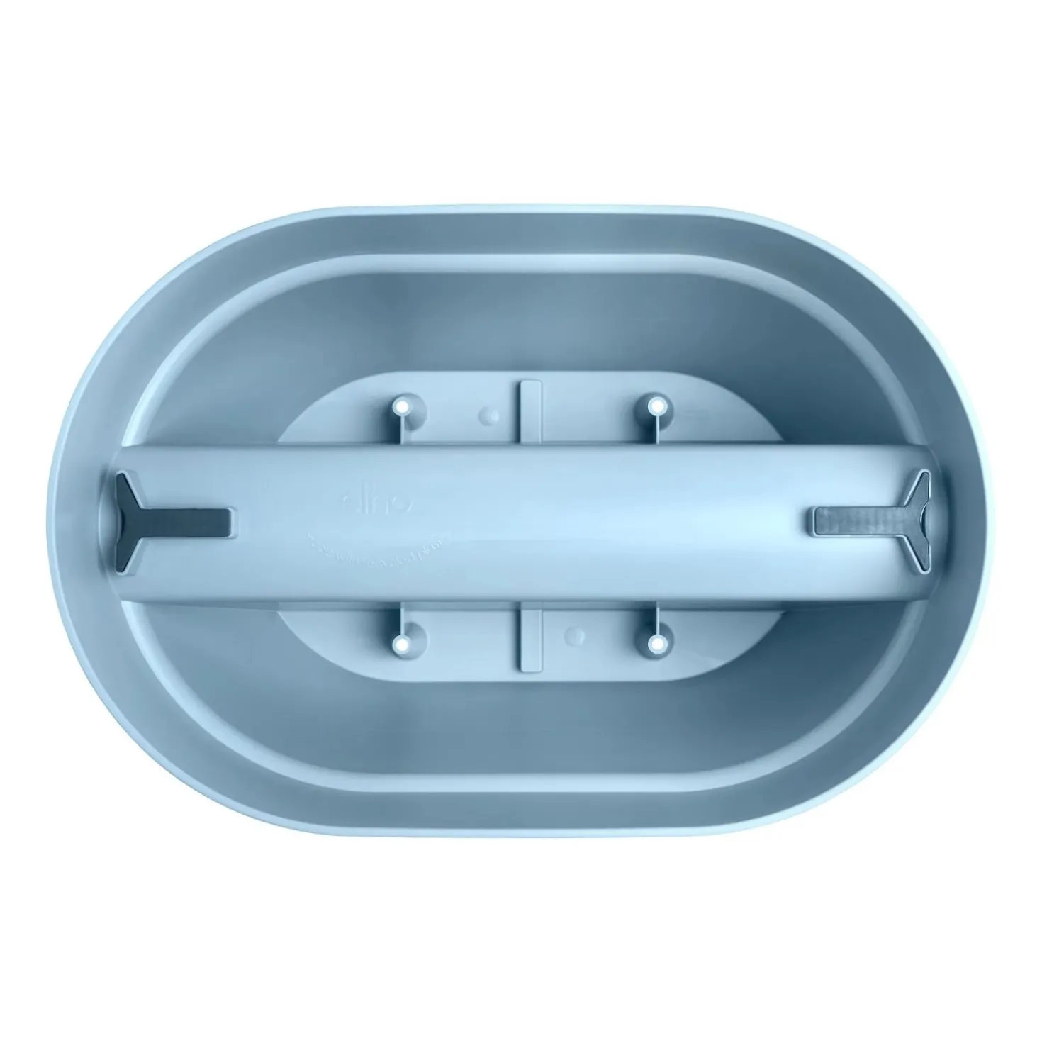 Balconiera Vibia Flower Bridge blu in plastica Ø 26 cm