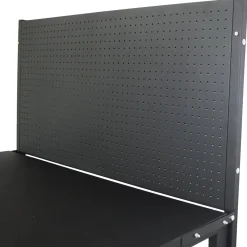 Banco da lavoro richiudibile in metallo 120x66,5x144 cm