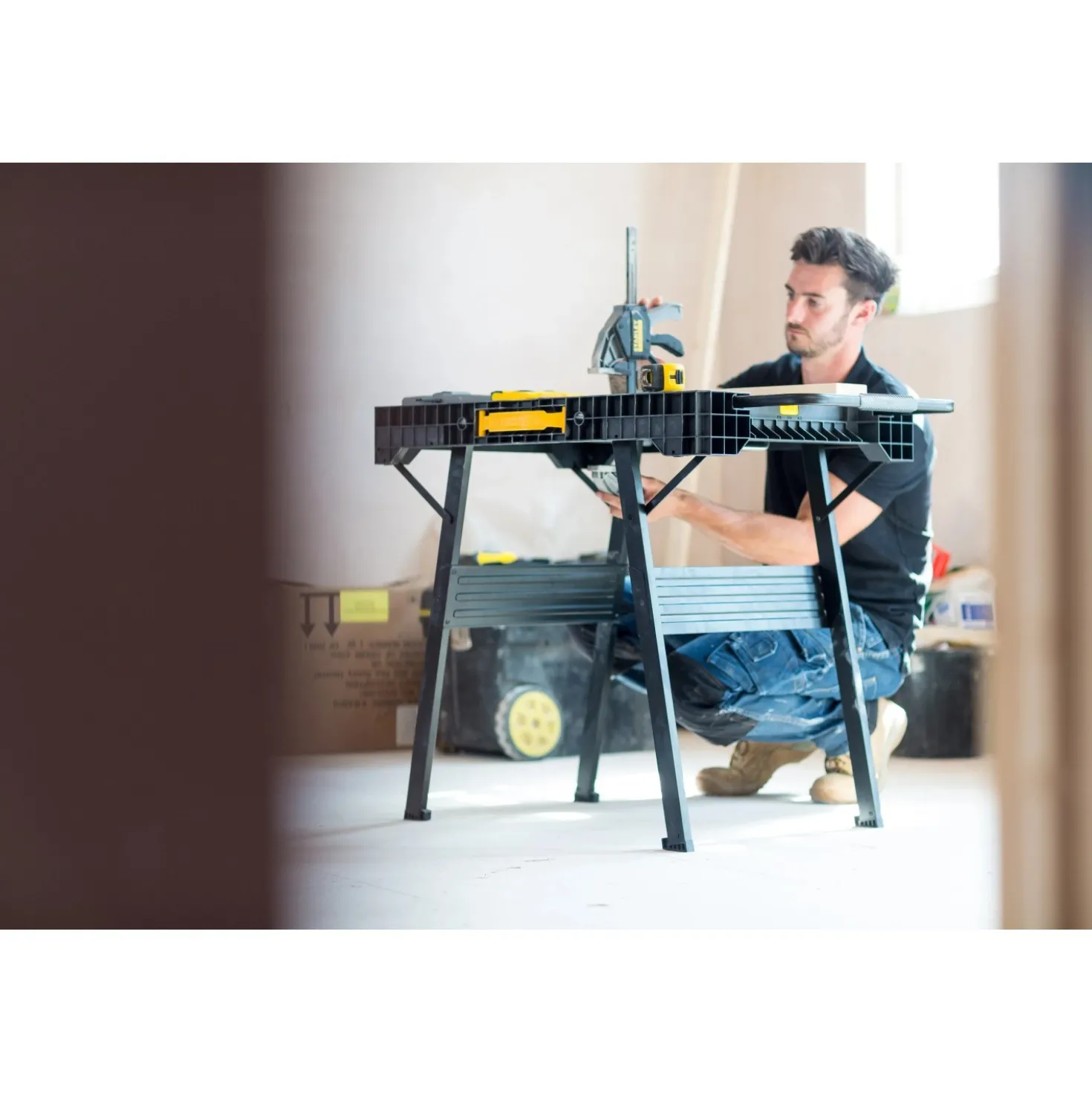 Banco da lavoro Stanley FatMax FMST1-75672 pieghevole 85x60 cm