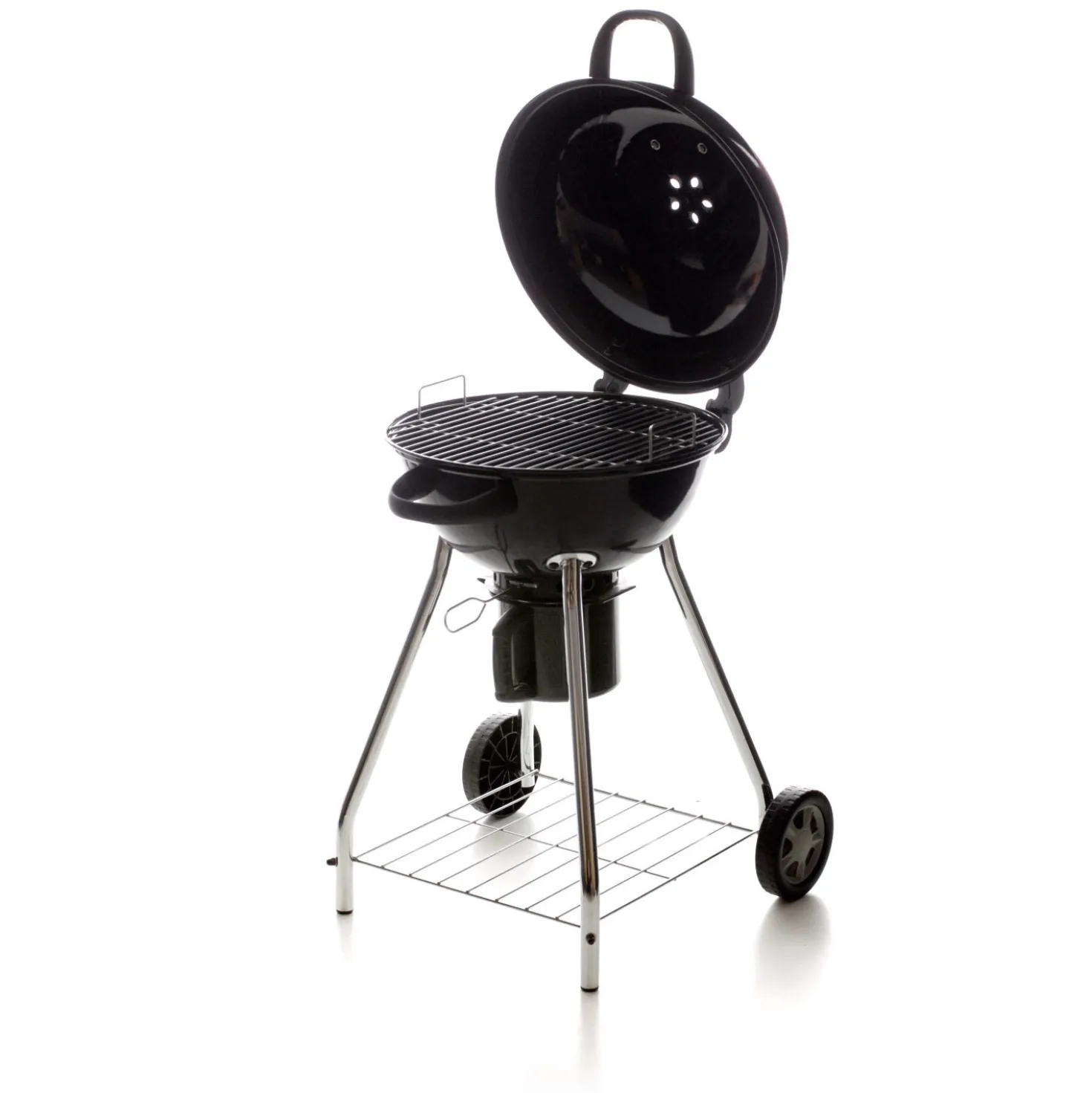 Barbecue a carbone Pupo 47 Sochef nero con coperchio