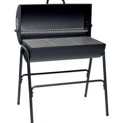 Barbecue a carbonella CMI nero con coperchio