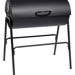 Barbecue a carbonella CMI nero con coperchio