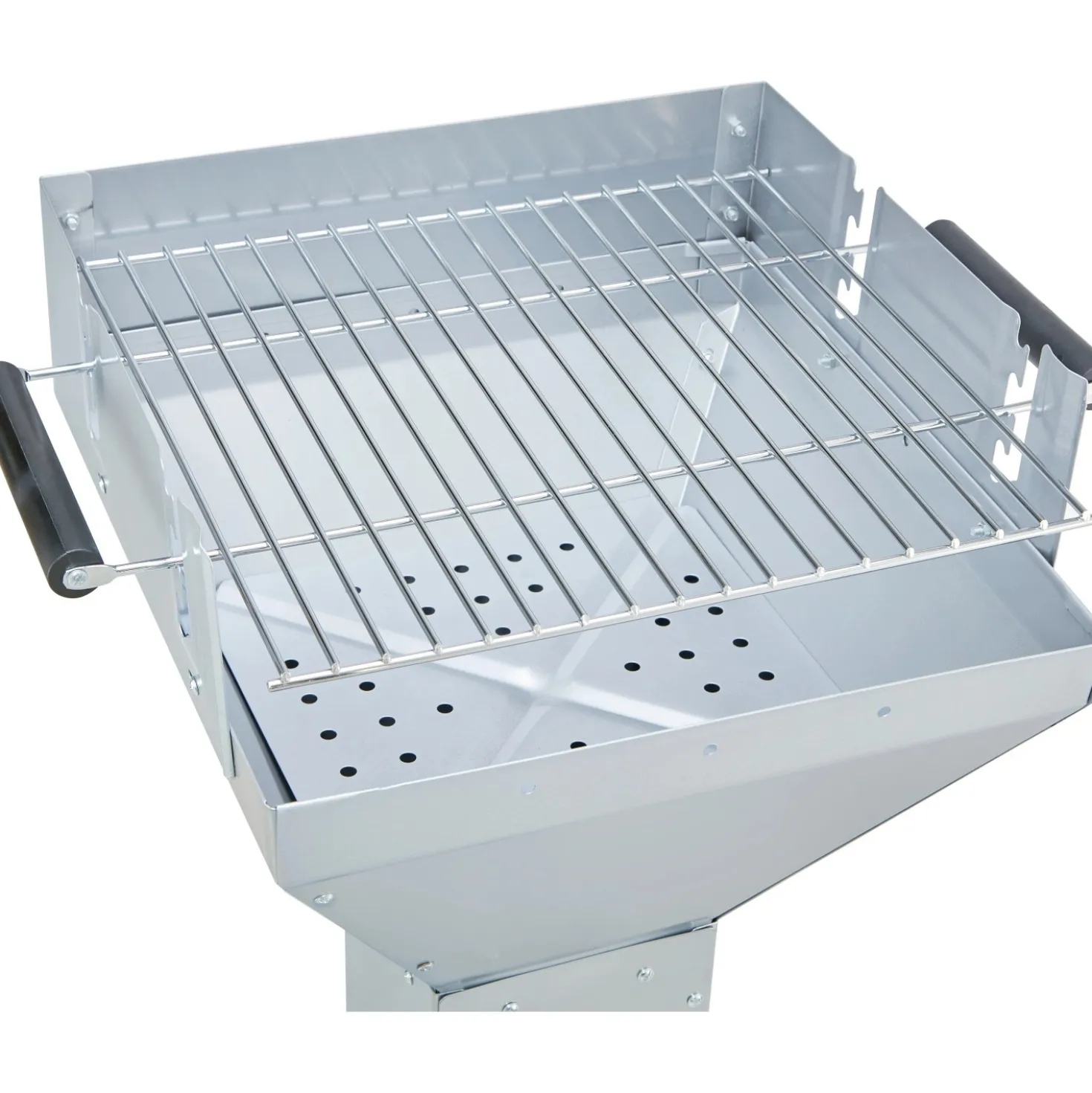 Barbecue a carbonella con base in acciaio 92x52x38,5 cm
