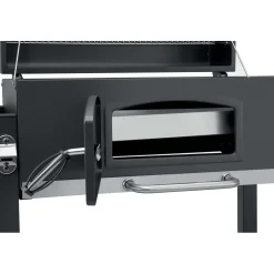 Barbecue a carbonella Jamestown Jaxon XL nero griglia 70x46 cm