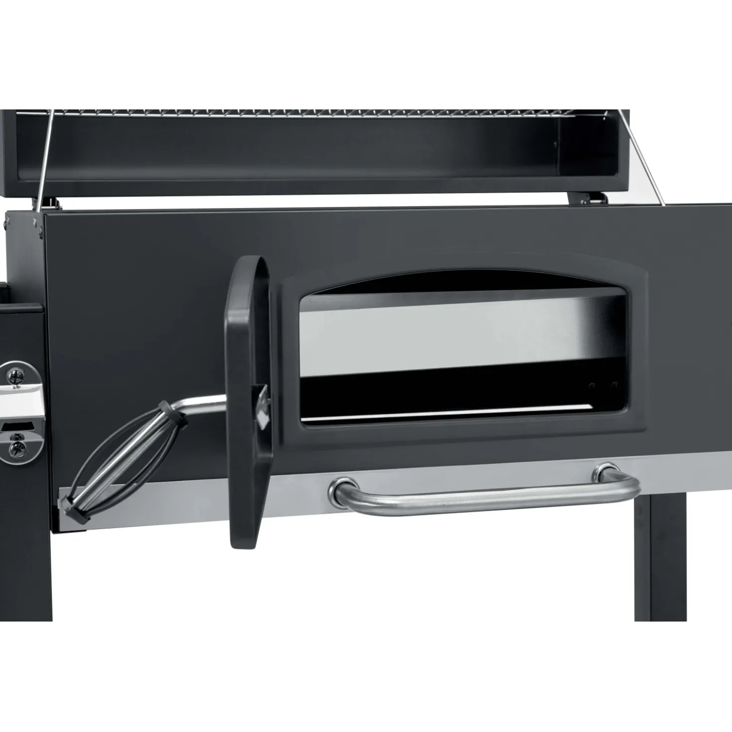 Barbecue a carbonella Jamestown Jaxon XL nero griglia 70x46 cm