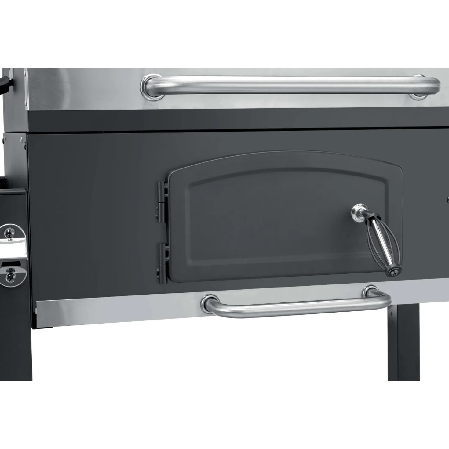 Barbecue a carbonella Jamestown Jaxon XL nero griglia 70x46 cm