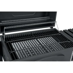 Barbecue a carbonella Jamestown Jaxon XL nero griglia 70x46 cm