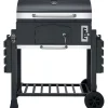 Barbecue a carbonella Jamestown Jaxon nero griglia 70x46cm