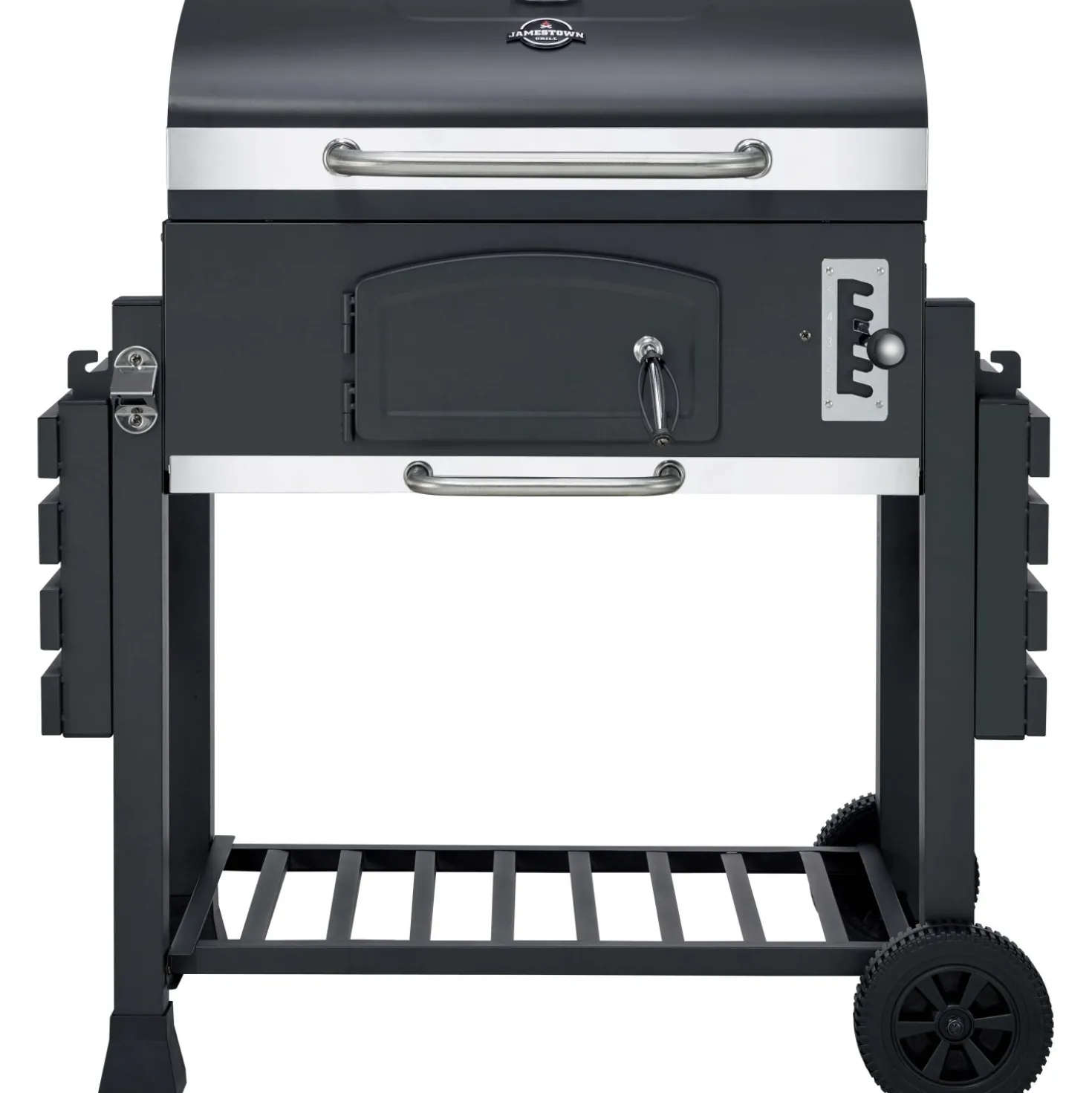 Barbecue a carbonella Jamestown Jaxon nero griglia 70x46cm