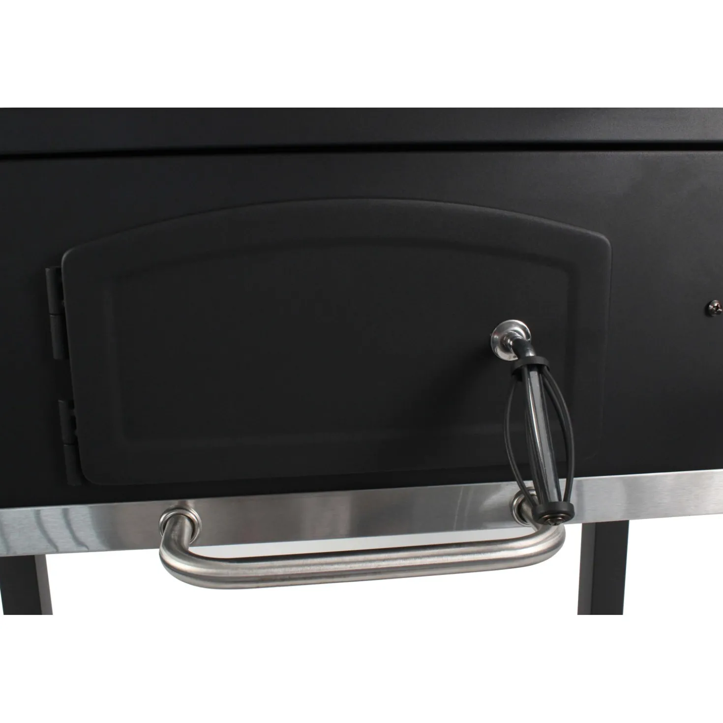 Barbecue a carbonella Jamestown Jaxon nero griglia 70x46cm