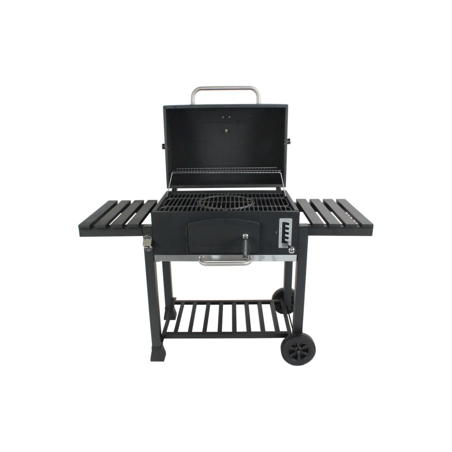 Barbecue a carbonella Jamestown Jaxon nero griglia 70x46cm