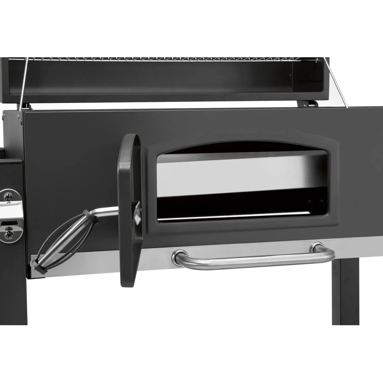 Barbecue a carbonella Jamestown Jaxon nero griglia 70x46cm