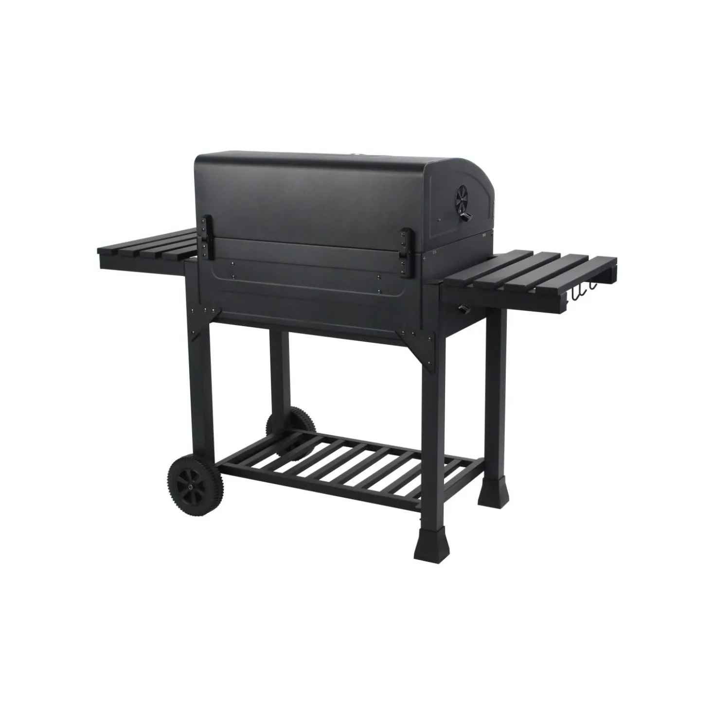 Barbecue a carbonella Jamestown Jaxon nero griglia 70x46cm