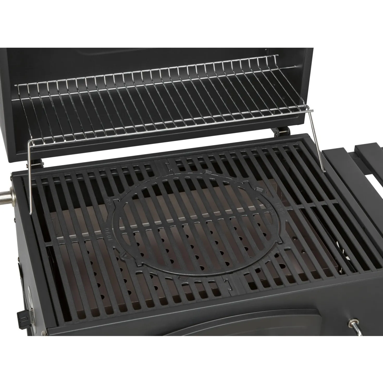 Barbecue a carbonella Jamestown Jaxon nero griglia 57x41.5cm