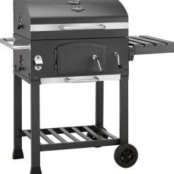 Barbecue a carbonella Jamestown Jaxon nero griglia 57x41.5cm