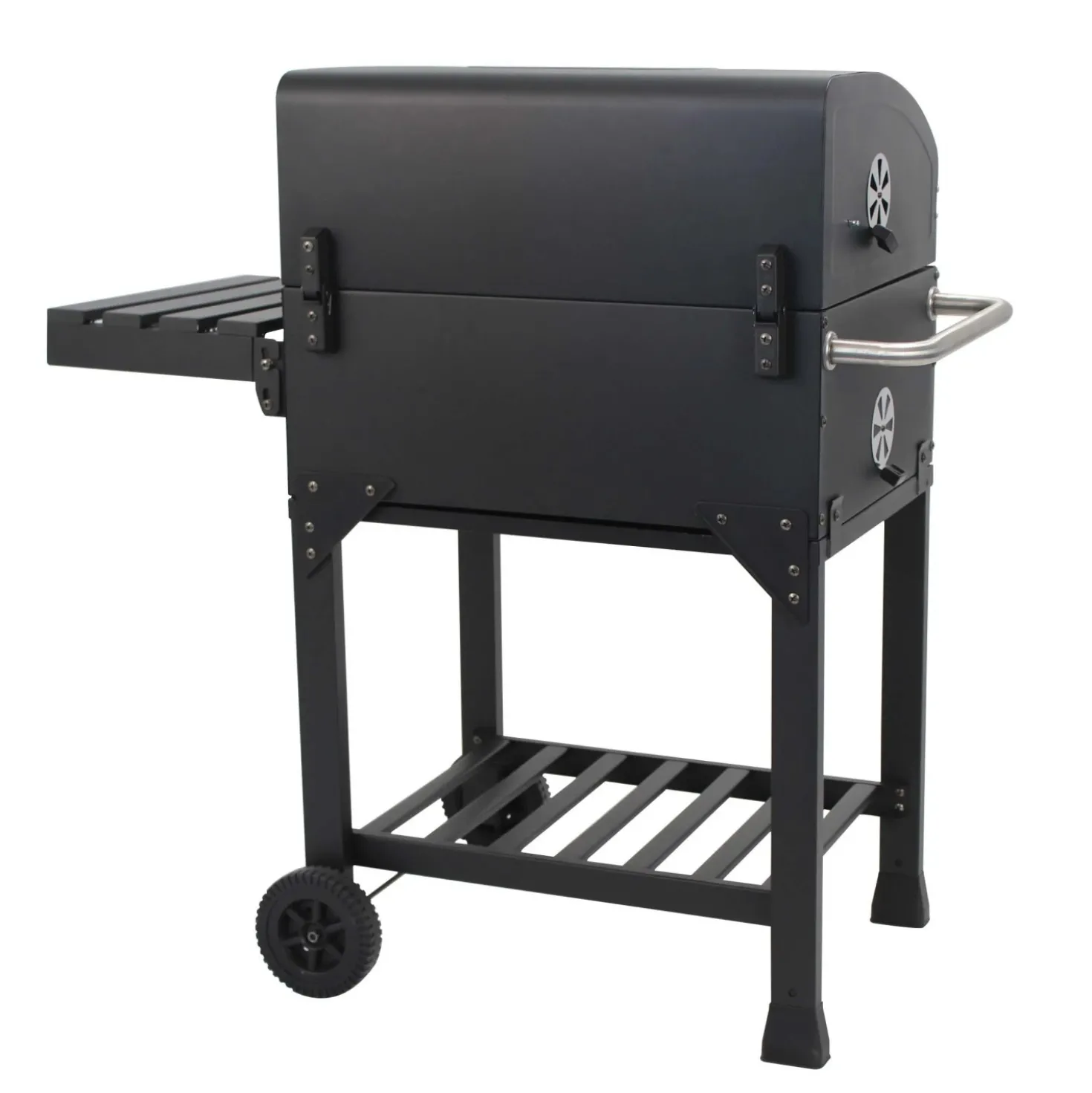 Barbecue a carbonella Jamestown Jaxon nero griglia 57x41.5cm