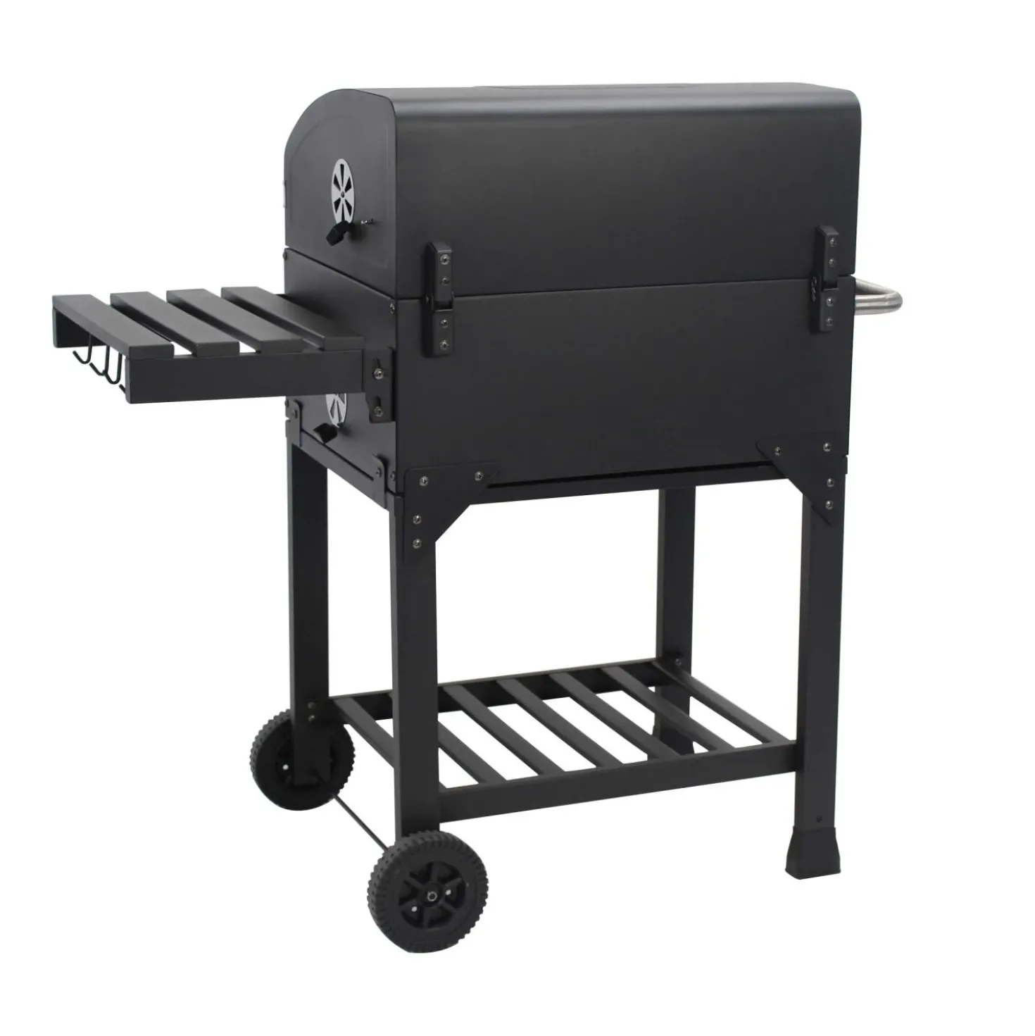 Barbecue a carbonella Jamestown Jaxon nero griglia 57x41.5cm