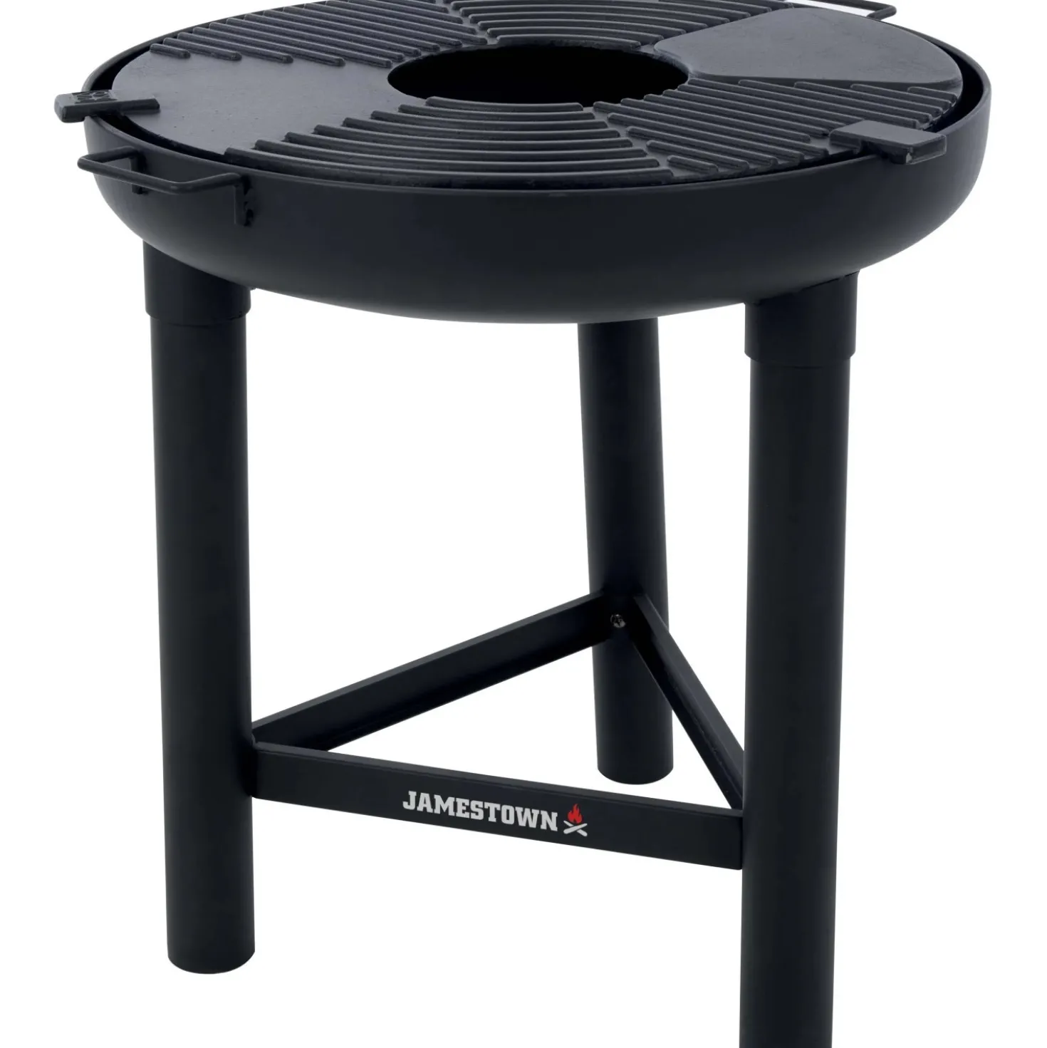 Barbecue a carbonella Jamestown Kendrick Plancha nero Ø 56 cm portatile