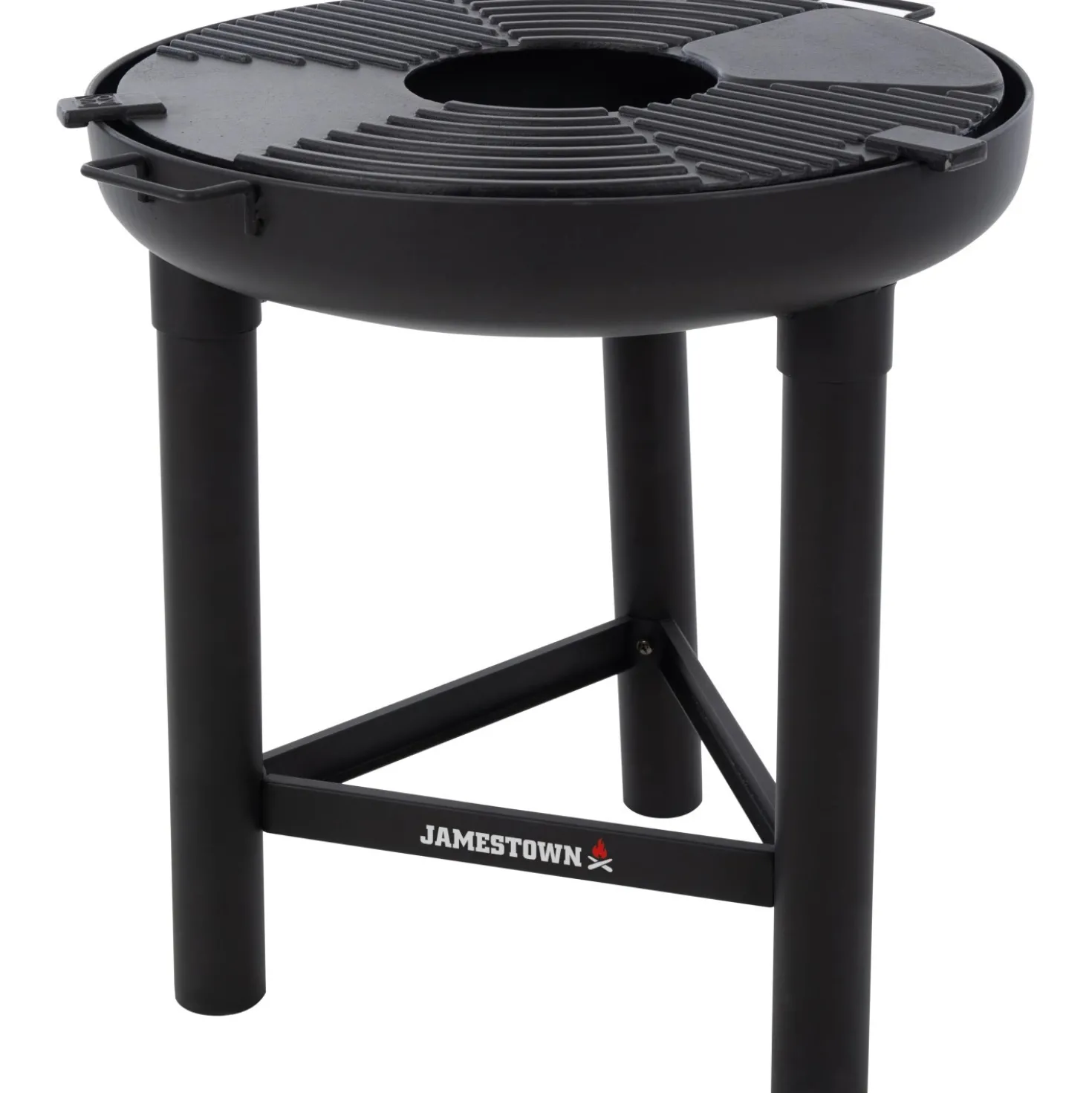 Barbecue a carbonella Jamestown Kendrick Plancha nero Ø 56 cm portatile