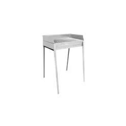 Barbecue a carbonella Lisa Stromboli acciaio inox 60x40 cm
