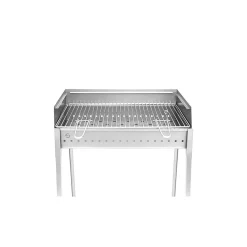 Barbecue a carbonella Lisa Stromboli acciaio inox 60x40 cm