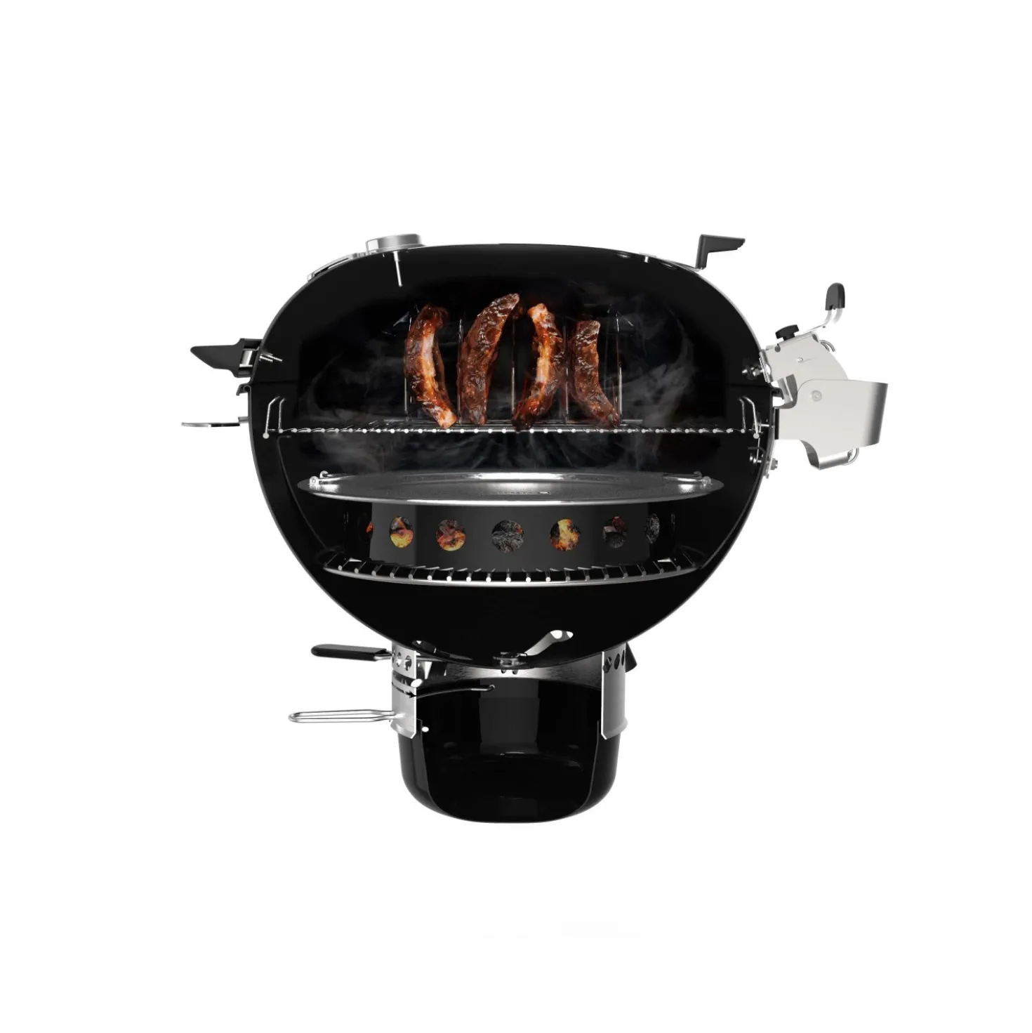 Barbecue a carbonella Weber Master-Touch premium E-5770 nero Ø 57 cm