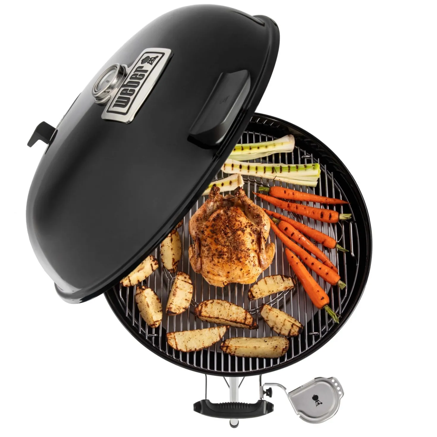 Barbecue a carbonella Weber Master-Touch premium E-5770 nero Ø 57 cm