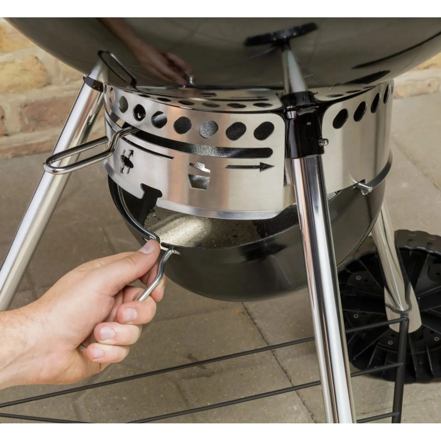 Barbecue a carbonella Weber Master-Touch GBS E-5750 nero Ø 57 cm