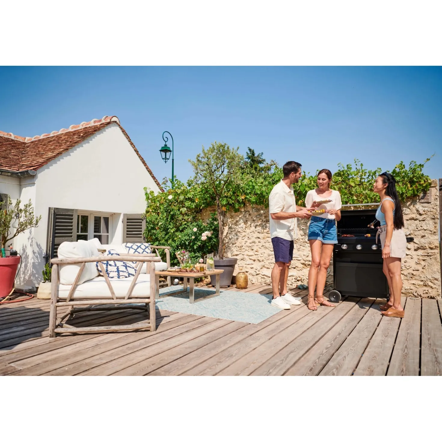 Barbecue a gas Campingaz Compact 3L 3 bruciatori nero