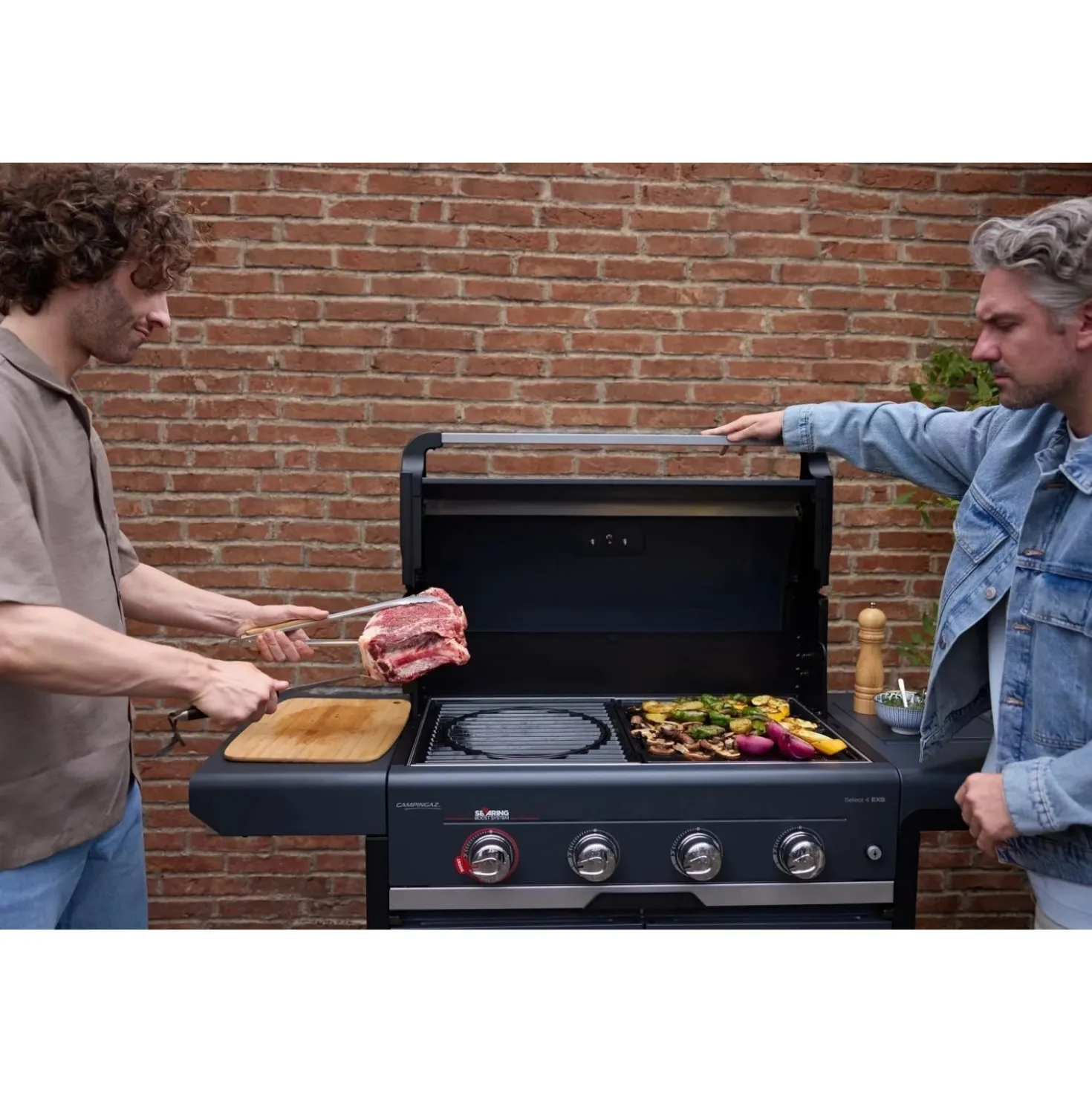 Barbecue a gas Campingaz Select 4 EXS SBS 4 bruciatori 15 kW grigio
