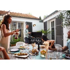 Barbecue a gas Campingaz Select 4 EXSD DG 4 bruciatori 14,3 kW nero opaco