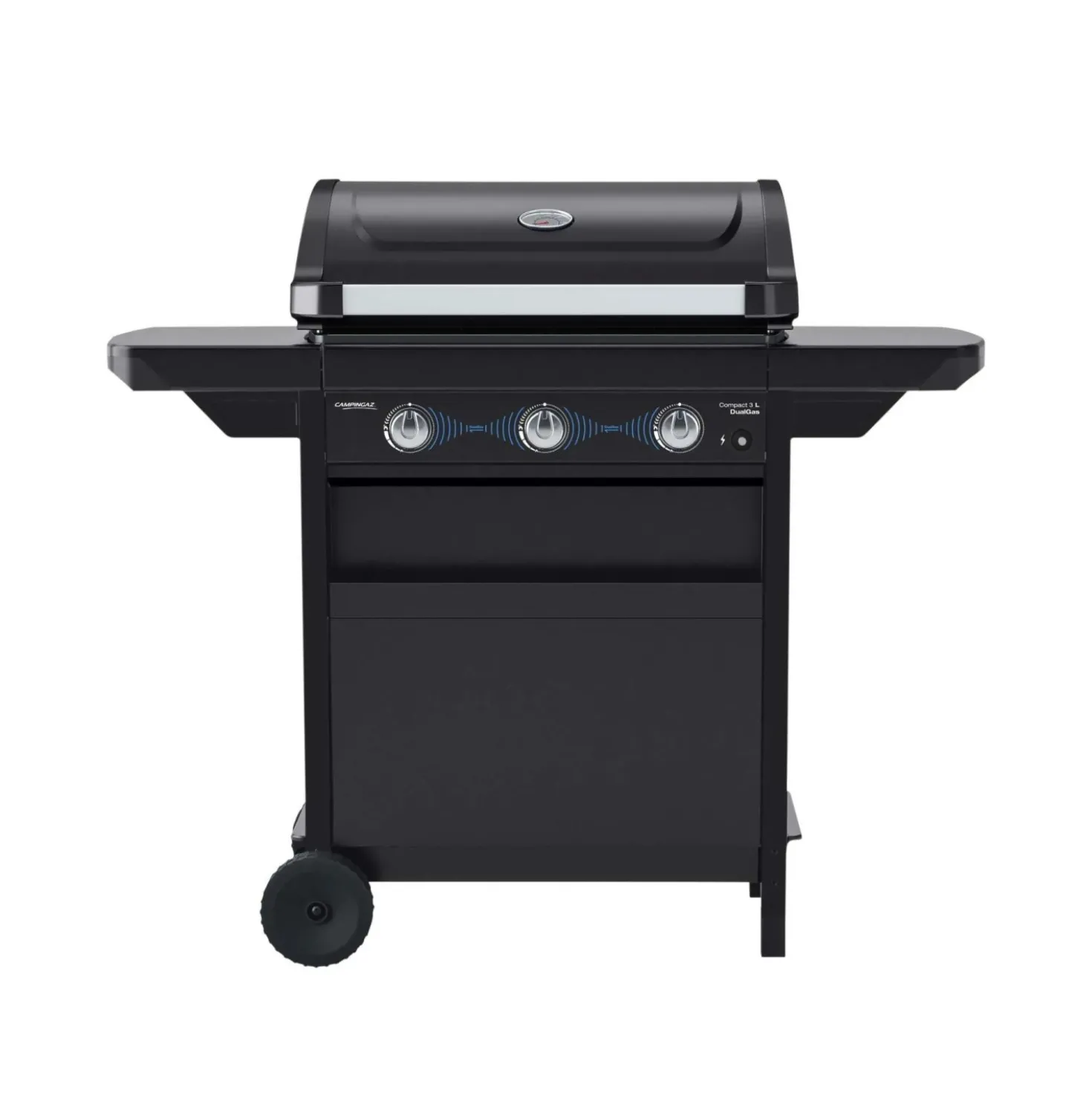 Barbecue a gas Campingaz Compact 3 L DG 3 bruciatori 7,6 kW nero opaco