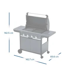 Barbecue a gas Campingaz Select 4EXS 4 bruciatori nero