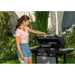 Barbecue a gas EX3 3 bruciatori nero
