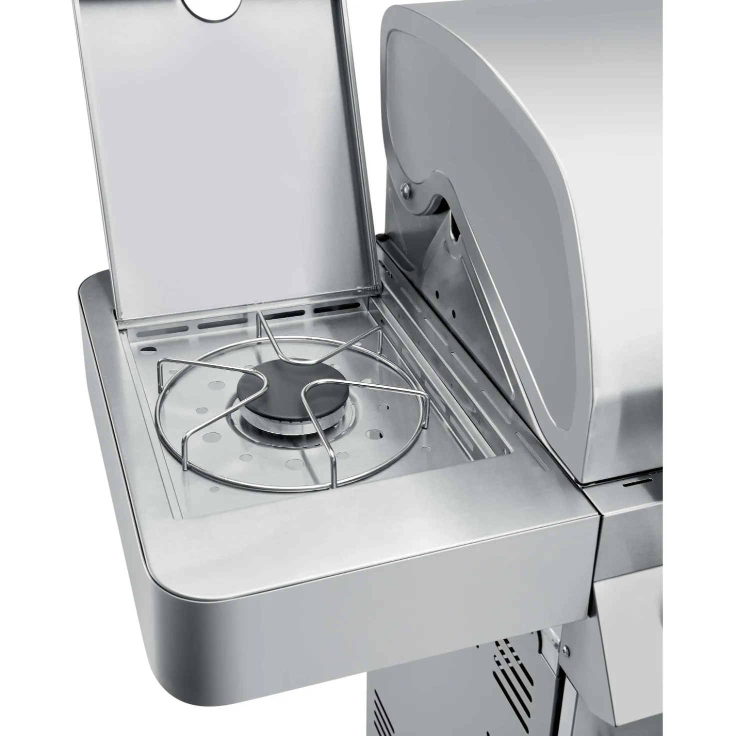 Barbecue a gas Jamestown Daven 4 bruciatori argento