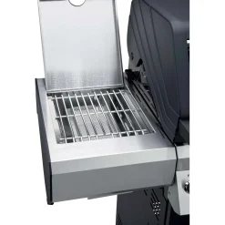 Barbecue a gas Jamestown Knox 4 bruciatori nero e argento 20,5kW