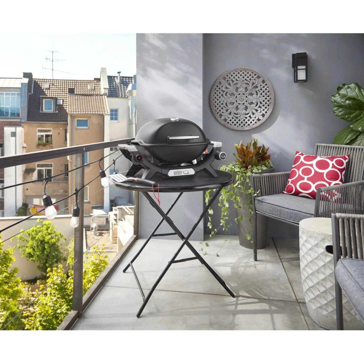 Barbecue a gas portatile Weber Q 1100N a 1 bruciatore nero